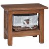 vidaXL Masă laterală Maro 38 x 28 x 35 cm Lemn masiv de mahon