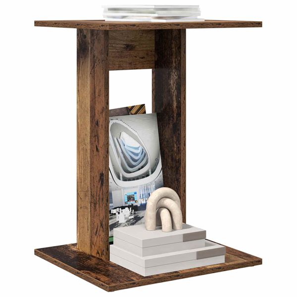 vidaXL Masă laterală Lemn vechi 45 x 40 x 62,5 cm Lemn compozit