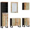 vidaXL Set mobilier de baie, 5 piese, lemn masiv reciclat