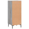 vidaXL Servantă, gri sonoma, 34,5x34x90 cm, lemn compozit