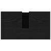 vidaXL Dulap pentru Chiuveta de Baie Stejar Negru 58 x 33 x 60 cm