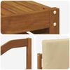 vidaXL Seturi de canapele 7 pcs Natural și Bej Lemn Solid de Acacia