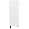 vidaXL Pantofar, alb, 60x35x105 cm, lemn compozit