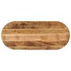 vidaXL Blat de masă oval, 90x40x2,5 cm, lemn masiv mango brut
