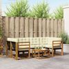 vidaXL Set de canapele de exterior cu pernă 7 pcs Natural și Crem