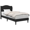 vidaXL Cadru de pat cu headboard Negru 90 x 200 cm Catifea