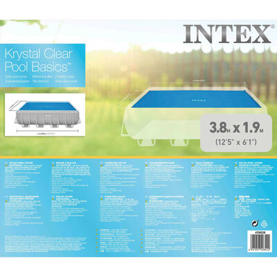 Intex Prelată solară de piscină, 400 x 200 cm, dreptunghiular