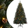 vidaXL Brad de Crăciun artificial cu 300 LED-uri, 180 cm