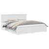vidaXL Cadru de pat cu sertar Alb 180 x 200 cm Lemn prelucrat