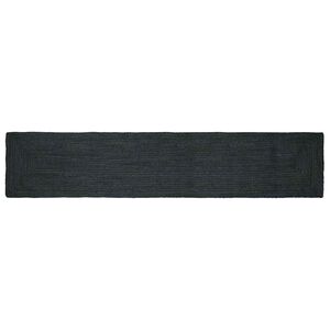 vidaXL Covor de zonă Gri &icirc;nchis 60 x 400 cm Iută