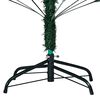 vidaXL Brad de Crăciun pre-iluminat cu set globuri, verde, 210 cm, PVC