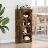 vidaXL Bufet Stejar fumuriu 40 x 35 x 100,5 cm Lemn compozit