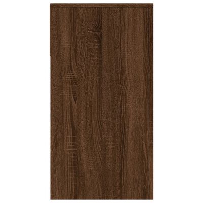 vidaXL Măsuță consolă, stejar maro, 100x39x75 cm, lemn prelucrat