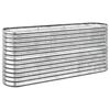 vidaXL Strat &icirc;nălțat grădină 152x40x68 cm oțel galvanizat