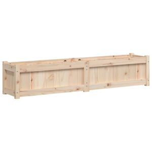 vidaXL Jardinieră de grădină, 150x31x31 cm, lemn masiv de pin