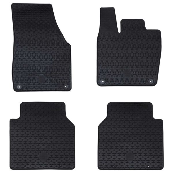 vidaXL Covor pentru mașină 4 pcs Negru potrivit pentru VW ID.7 2023-