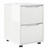 vidaXL Dulap de depozitare 40 x 48 x 57 cm Lemn prelucrat Alb lucios