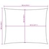 vidaXL Parasolar, cărămiziu, 6x7 m, țesătură oxford, dreptunghiular