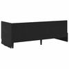 vidaXL Cadru de pat colțar cu headboard Negru 80 cm x 200 cm Catifea