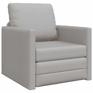 vidaXL Pat canapea Gri nori 74 x 77 x 81 cm țesătură