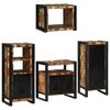 vidaXL Set de mobilier pentru baie cu raft 4 pcs Lemn recuperat solid
