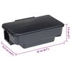 vidaXL Capcane pentru șoareci 6 buc Negru 22x12,5x7,5 cm