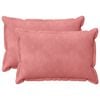 vidaXL Husă pentru pernă 2 pcs HOUTEN Roz 40 x 60 cm Catifea