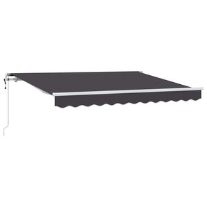vidaXL Cortina Retractabilă Antracit 250 x 200 cm