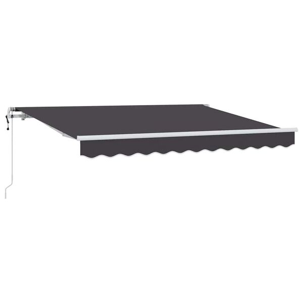 vidaXL Cortina Retractabilă Antracit 250 x 200 cm