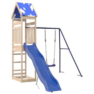 vidaXL Set de joacă pentru exterior, lemn masiv de pin