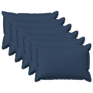 vidaXL Pernă cu pernă HOUTEN 6 buc. albastru in sintetic