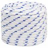 vidaXL Fr&acirc;nghie utilitară multifuncțională 18 mm 25 m Alb și albastru