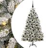 vidaXL Brad de Crăciun artificial 180 cm 300 LED-uri Alb cald