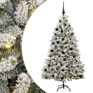 vidaXL Brad de Crăciun artificial 180 cm 300 LED-uri Alb cald