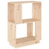 vidaXL Bibliotecă/Separator cameră, 51x25x70 cm lemn masiv pin