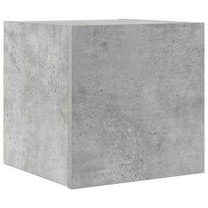 vidaXL Dulap TV montaj pe perete, gri beton, 30,5x30x30 cm