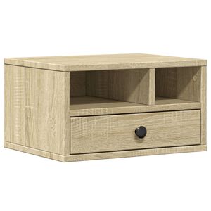vidaXL Suport imprimantă, stejar sonoma, 40x32x22,5 cm, lemn prelucrat