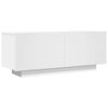 vidaXL Comodă TV, alb, 100x35x40 cm, lemn prelucrat