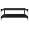 vidaXL Masă de cafea Stejar negru 100 x 100 x 40 cm Lemn compozit