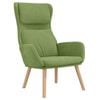 vidaXL Scaun de relaxare, verde deschis, catifea