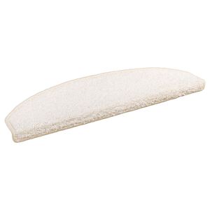 vidaXL Mochete autocolante pentru scară 15 buc. 80 x 24,5 x 3,5 cm Alb