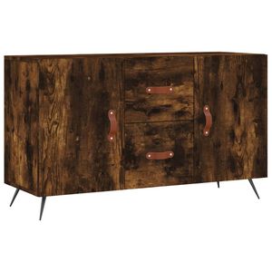 vidaXL Dulap, stejar fumuriu, 100x36x60 cm, lemn compozit