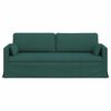 vidaXL Canapea 180cm Verde &icirc;nchis Metal