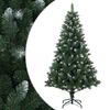 vidaXL Brad de Crăciun artificial 180 cm PVC și Metal Verde