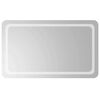 vidaXL Oglindă de baie cu LED cu oglindă Transparent 100 x 60 cm