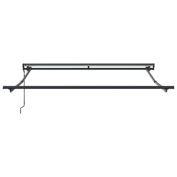 vidaXL Cortina Retractabilă Albastru și portocaliu 350 x 250 cm