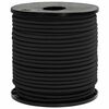 vidaXL Cords bungee 6 mm Negru PP și cauciuc