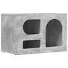 vidaXL Cabinet TV ELST 60 x 35 x 40 cm Gri din beton Lemn prelucrat