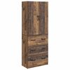 vidaXL Set de Dulapuri 2 pcs Lemn vechi 66 x 34,5 x 87 cm