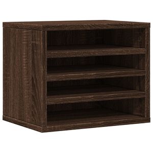 vidaXL Organizator birou, stejar maro, 36x26x29,5 cm lemn prelucrat